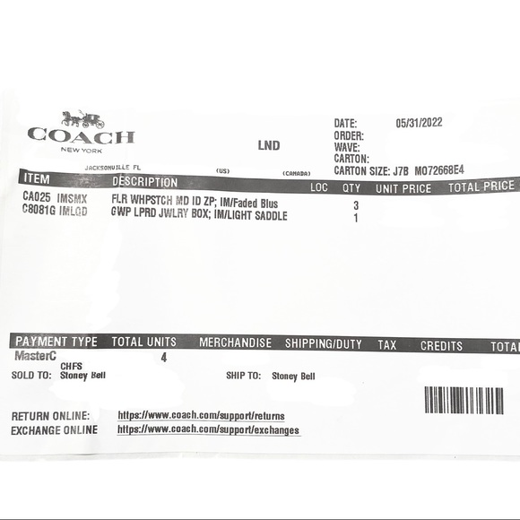 Coach Medium Id Zip Wallet With Floral Whipstitch #CA025 - Picture 12 of 12